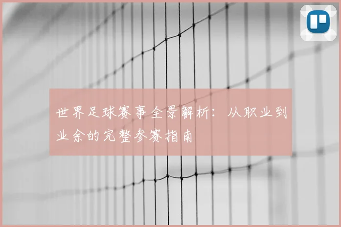 世界足球赛事全景解析:从职业到业余的完整参赛指南